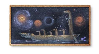 Google honouring Leonora Carrington with a doodle dedicated to her painting How Doth The Little Crocodile